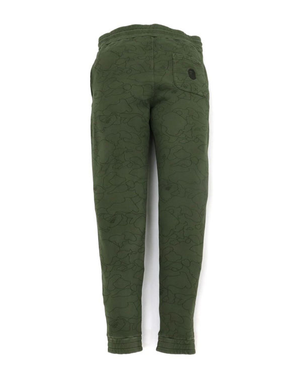 Pantalon Bape Line 1st Camo Washed Slim Vert Homme | WRZ-42121257