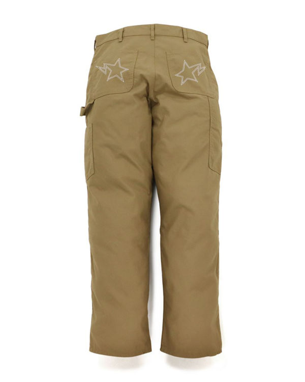 Pantalon Bape Painter Beige Homme | YFY-40574489