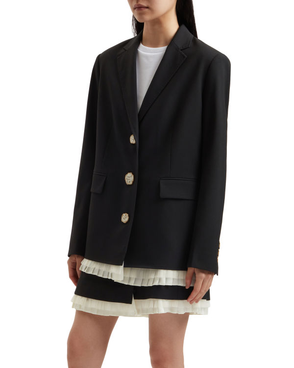 Vestes Bape Buttoned blazer Noir Femme | AWU-04272860