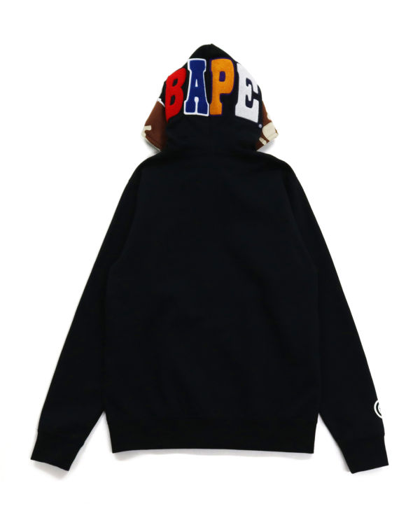 Sweat à Capuche Bape 2nd Ape Full Zip Noir Femme | KNJ-67940818