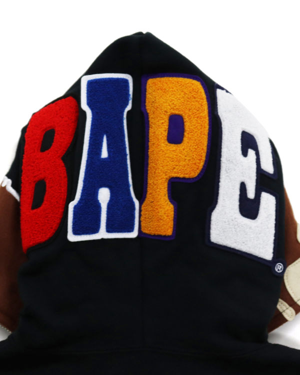 Sweat à Capuche Bape 2nd Ape Full Zip Noir Femme | KNJ-67940818