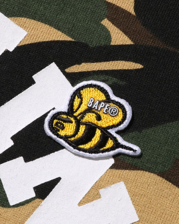 T Shirts Bape Multi Label 1st Camo L/S Jaune Femme | KBV-04101888