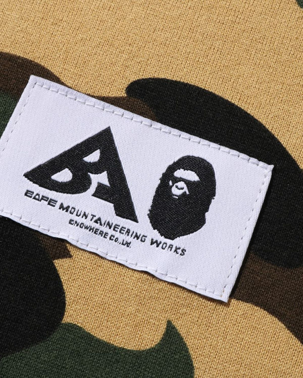 T Shirts Bape Multi Label 1st Camo L/S Jaune Femme | KBV-04101888