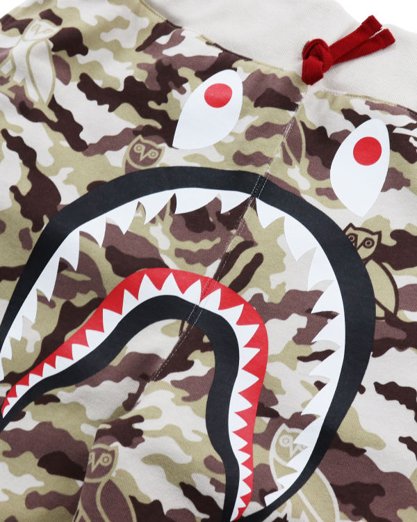 Jogging Bape X OVO Woodland Camo Shark Reversible Rouge Clair Homme | UKG-78588129