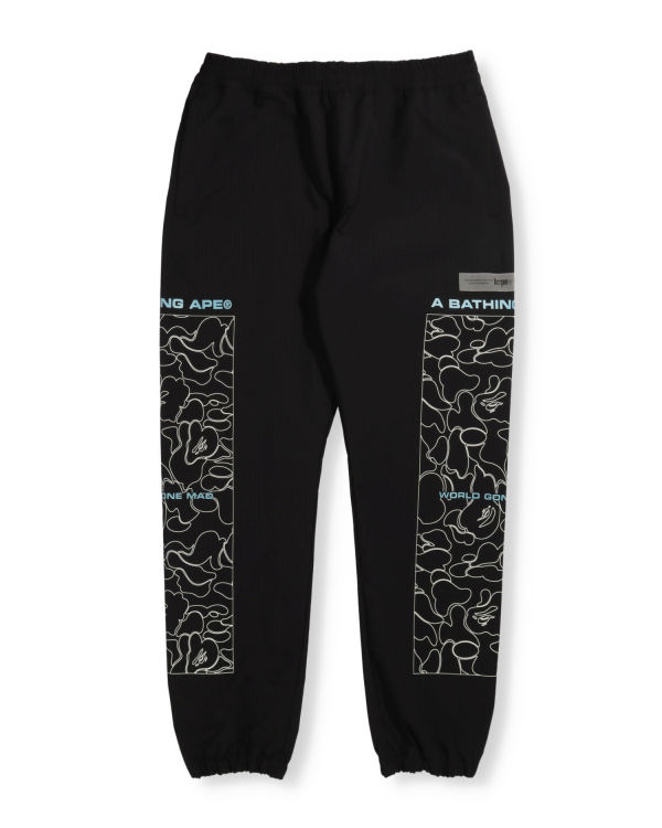 Pantalon Bape Rip Stop Piste Noir Homme | NED-97668100