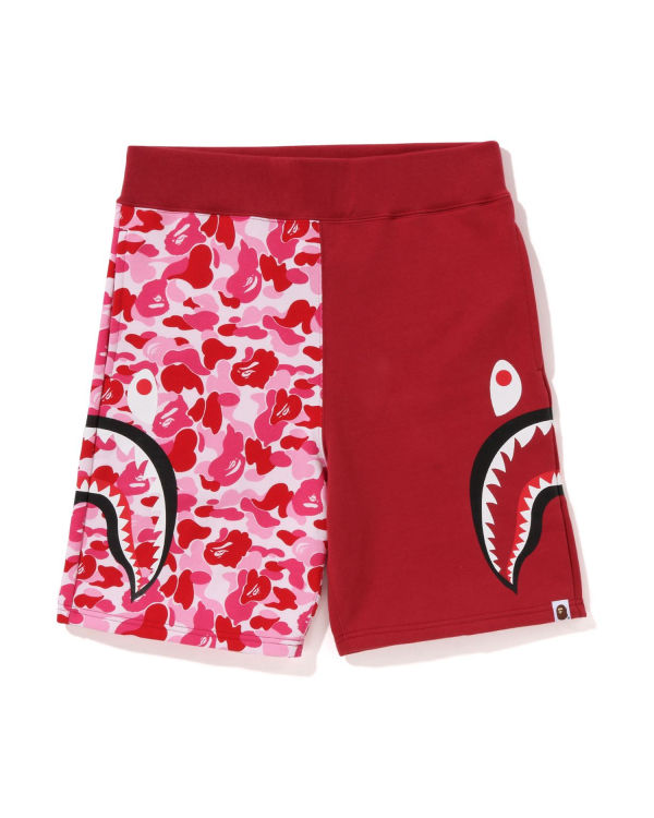 Shorts Bape ABC Camo Side Shark Rose Homme | SGK-41602600