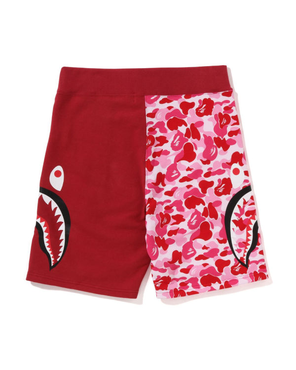 Shorts Bape ABC Camo Side Shark Rose Homme | SGK-41602600