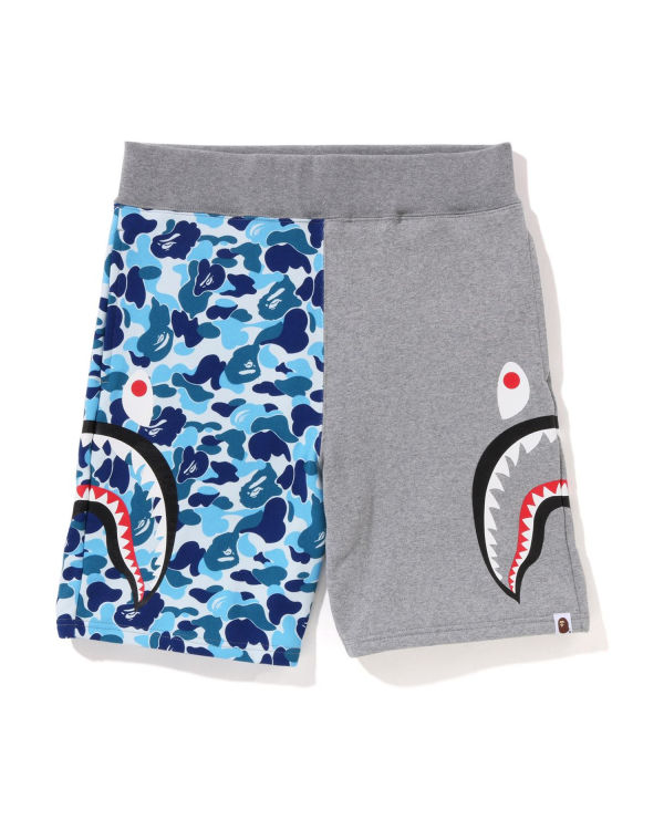 Shorts Bape ABC Camo Side Shark Bleu Clair Homme | AUQ-43314964