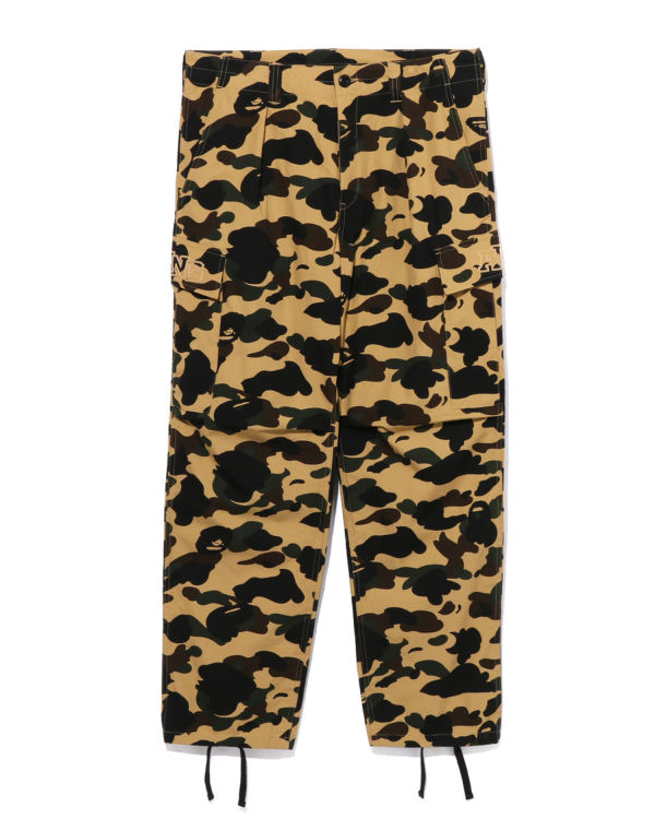 Pantalon Bape 1st Camo 6 Pocket Jaune Homme | PLT-48337586