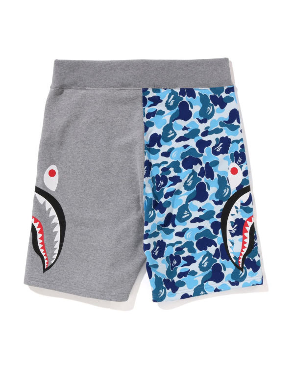 Shorts Bape ABC Camo Side Shark Bleu Clair Homme | AUQ-43314964