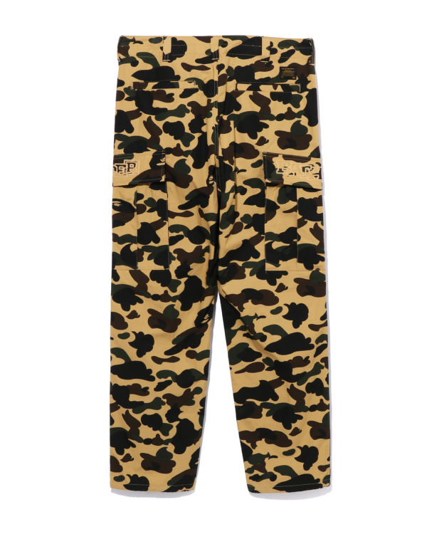 Pantalon Bape 1st Camo 6 Pocket Jaune Homme | PLT-48337586