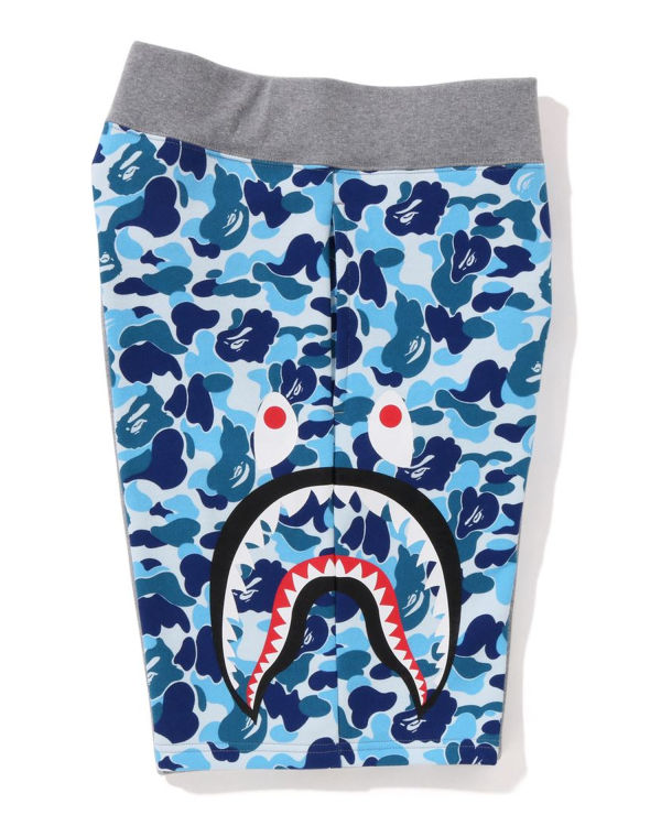 Shorts Bape ABC Camo Side Shark Bleu Clair Homme | AUQ-43314964