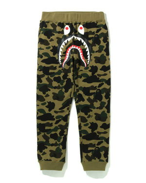 Jogging Bape 1st Camo Shark Slim Vert Homme | IDH-49182700