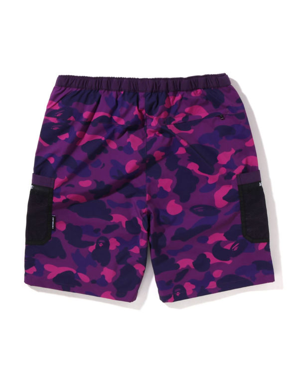 Shorts Bape Color Camo Mesh Pocket Violette Homme | IKE-38966415