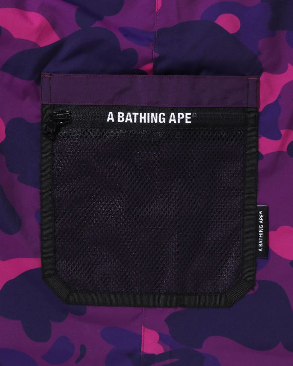 Shorts Bape Color Camo Mesh Pocket Violette Homme | IKE-38966415