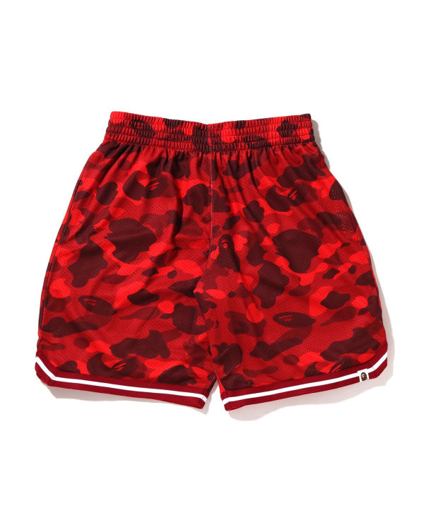 Shorts Bape Color Camo Larges Fit Basketball Rouge Clair Homme | WMA-63109149