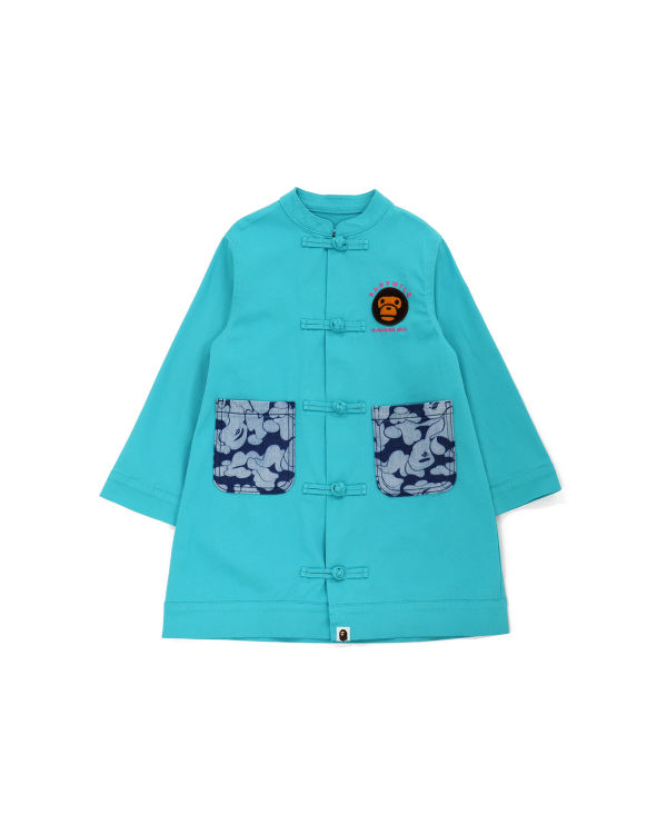 Peignoir Bape Milo Patch Vert Clair Enfant | DMA-97381802