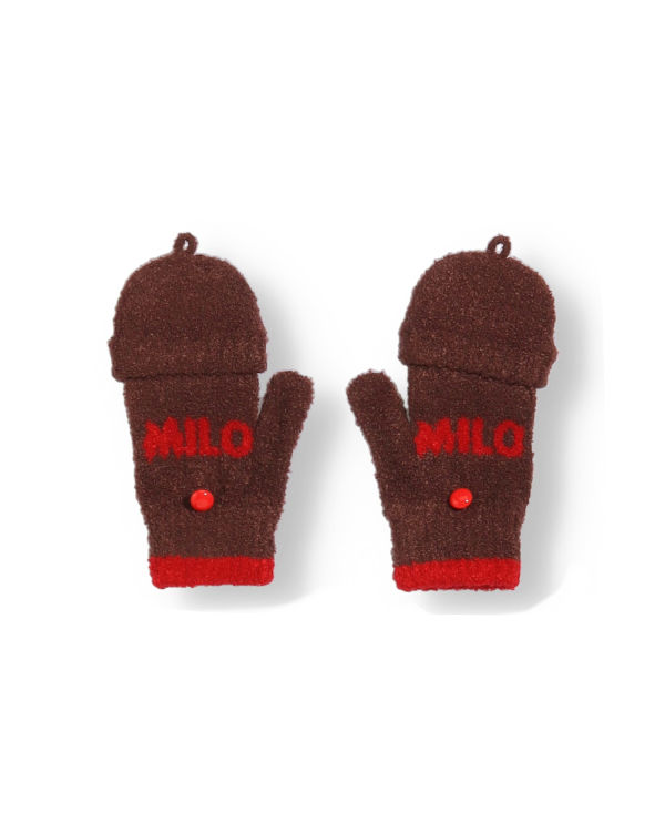 Gants Bape Milos Marron Enfant | FVS-43232552