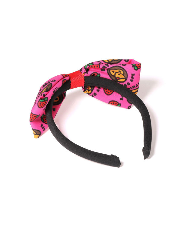 Accessoires Pour Cheveux Bape Milo Strawberry Ribbon Rose Enfant | SNQ-97239832