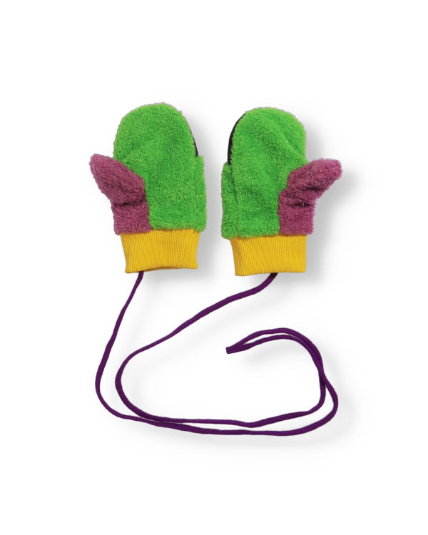 Gants Bape Multi Boa Ape Head Mittens Vert Enfant | UAI-01537403