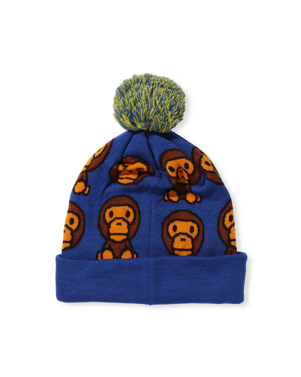 Casquettes Bape Milo Pattern Bleu Enfant | AYJ-53506845