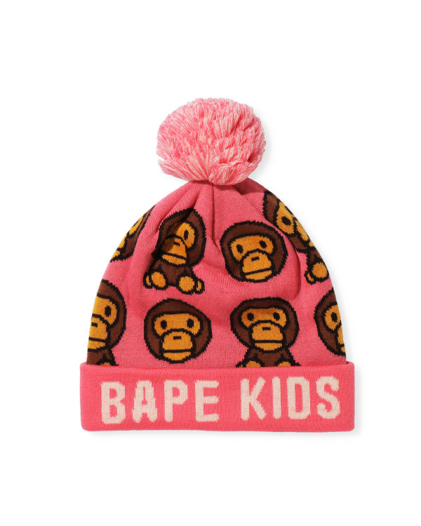 Casquettes Bape Milo Pattern Rose Enfant | XRL-82415962