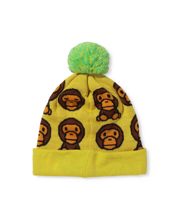 Casquettes Bape Milo Pattern Jaune Enfant | JAJ-86785251