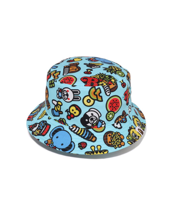 Chapeaux Bape Milo Mixed Fruit Bucket Bleu Clair Enfant | JZV-31411245