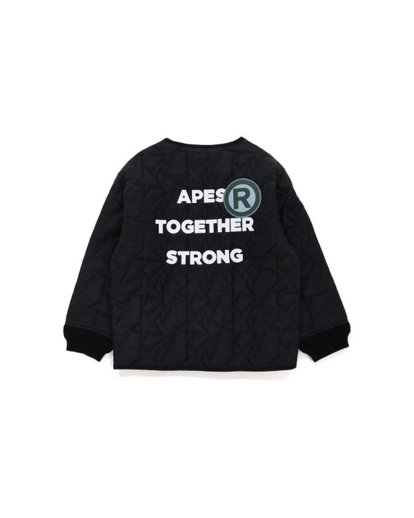 Vestes Bape Multi Patch STA Matelassé Noir Enfant | TQH-32117469