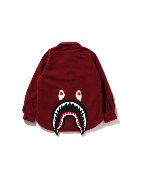 Vestes Bape Shark Patch Rouge Clair Enfant | LJG-86115518