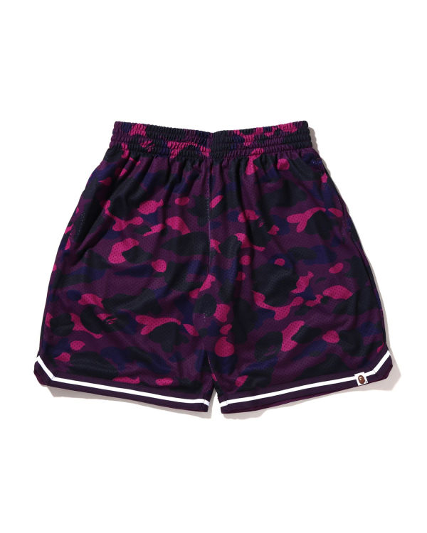 Shorts Bape Color Camo Larges Fit Basketball Violette Homme | NMQ-17245551