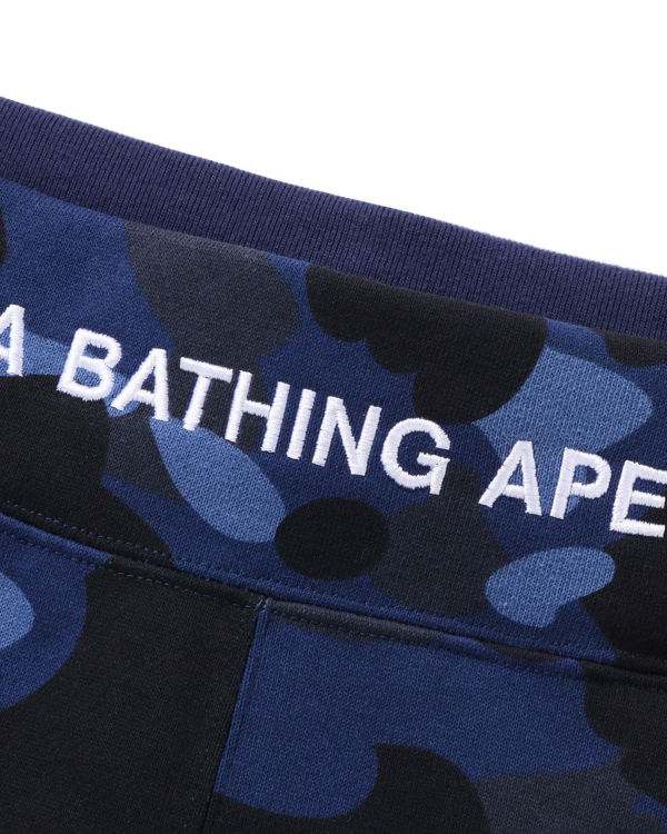 Shorts Bape Color Camo Bleu Homme | ADL-92665150