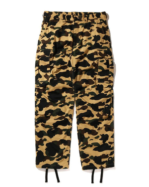 Pantalon Bape 1st Camo Cargo Jaune Homme | PYV-28286366