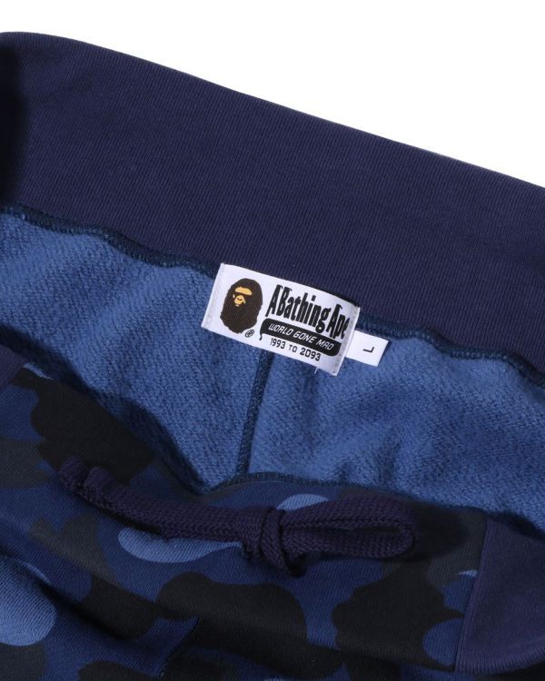 Shorts Bape Color Camo Bleu Homme | ADL-92665150