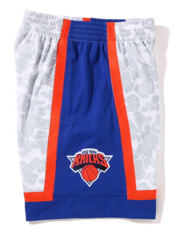 Shorts Bape X M&N New York Knicks Jersey Blanche Homme | ICB-64047316