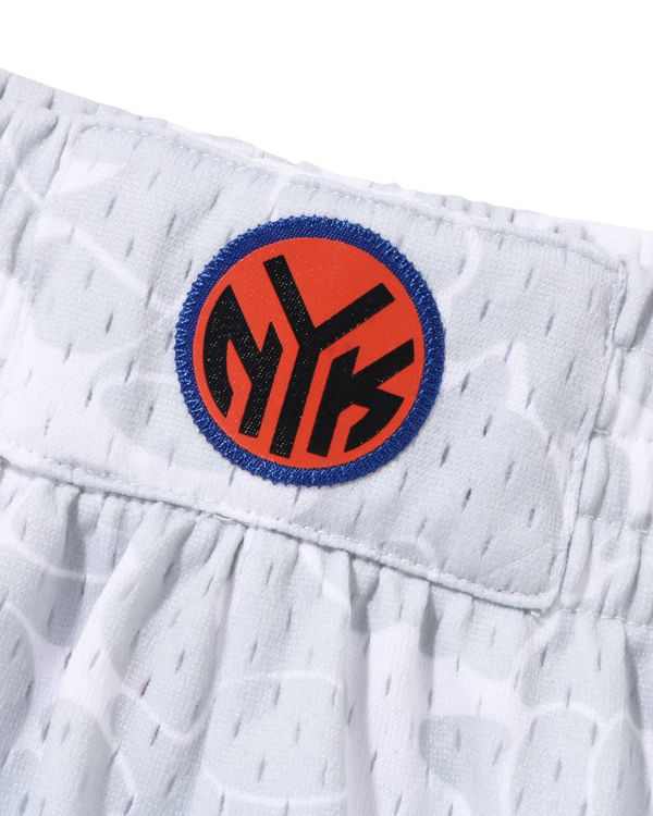 Shorts Bape X M&N New York Knicks Jersey Blanche Homme | ICB-64047316