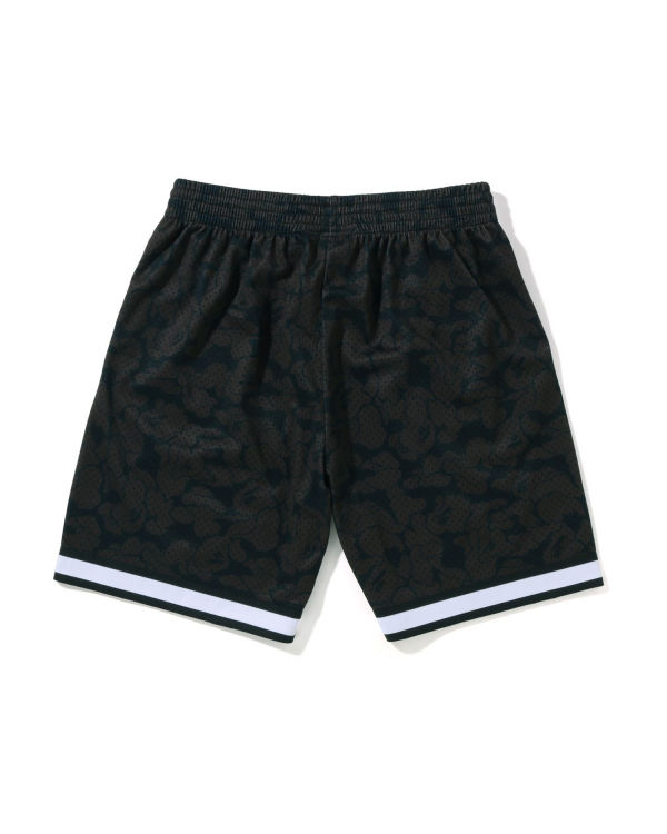 Shorts Bape X M&N Brooklyn Nets Jersey Noir Homme | DJW-48964404