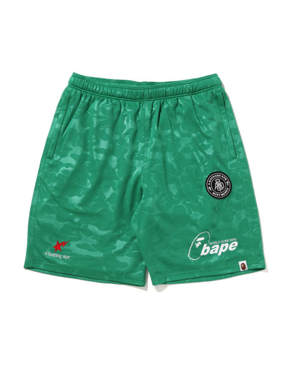 Shorts Bape Soccer Game Menthe Homme | OPN-98834038