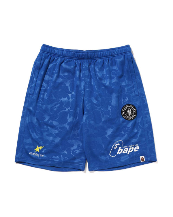 Shorts Bape Soccer Game Bleu Homme | DIV-29017273