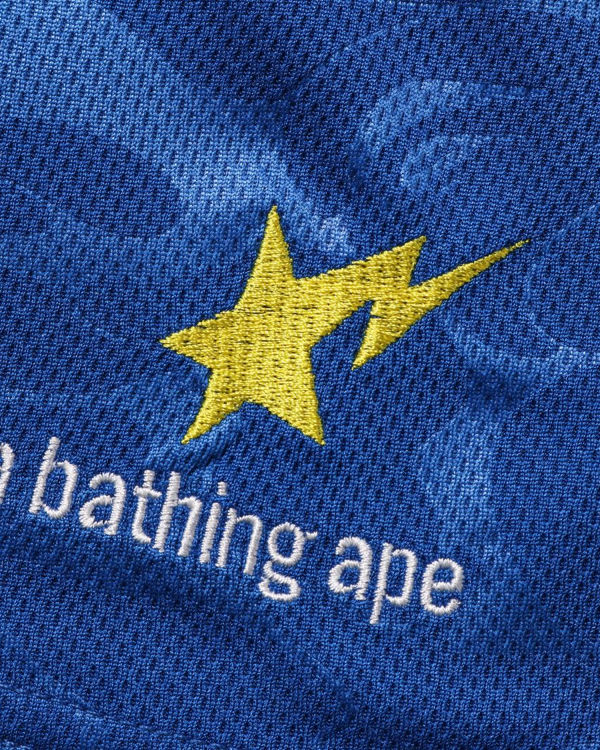 Shorts Bape Soccer Game Bleu Homme | DIV-29017273