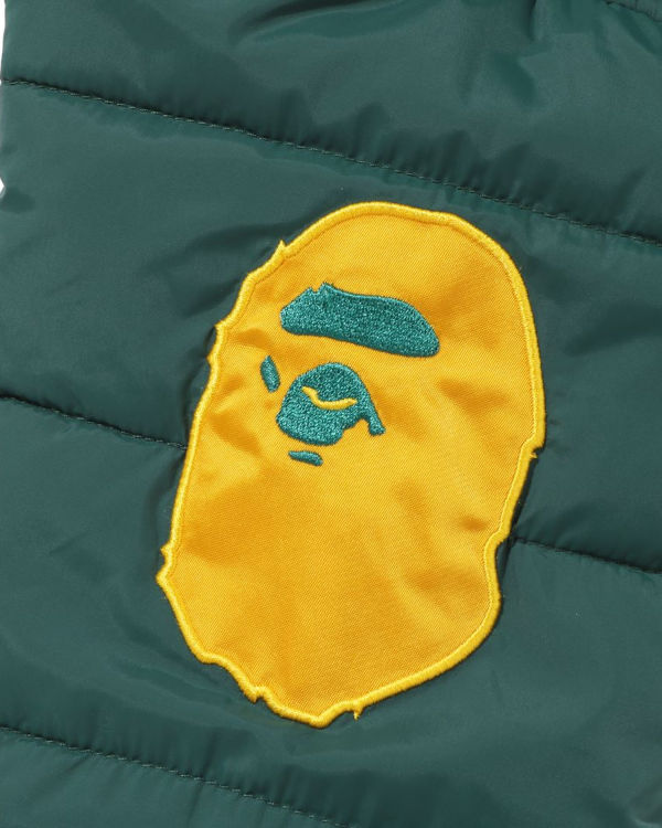 Vestes Bape Patch Rembourré Vert Enfant | LBS-52896173