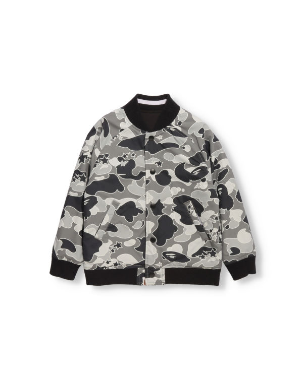 Vestes Bape STA Camo Milo Reversible Noir Enfant | ACY-70482889