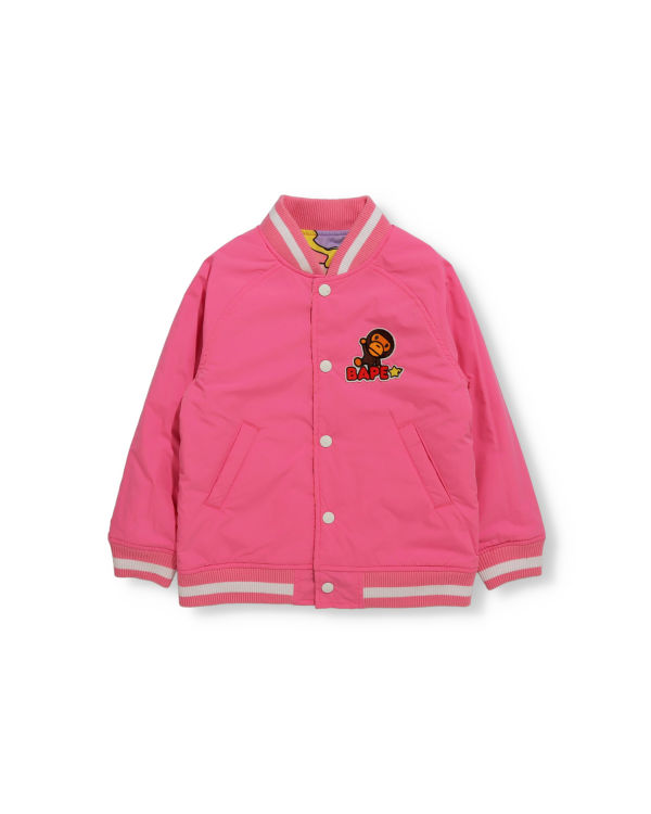 Vestes Bape STA Camo Milo Reversible Rose Enfant | HIA-67021674