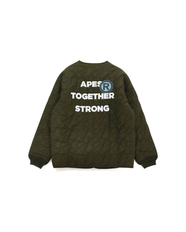 Vestes Bape Multi Patch STA Matelassé Vert Enfant | BSQ-68091086