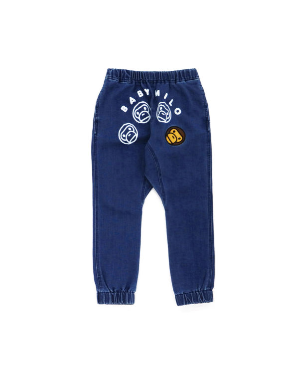 Vestes Bape Milo Embroidered Bleu Enfant | NXA-44591620