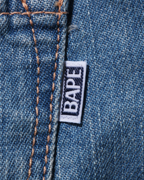 Jean Bape Color Camo Patched Damaged Bleu Enfant | JPI-43044122