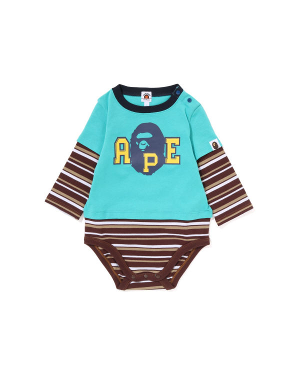 Body Bape Hoop Ape Head Layered Vert Clair Enfant | OOA-85447880