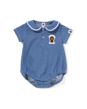 Body Bape Milo Jersey Denim Sailor Collar Bleu Enfant | WCQ-55192544