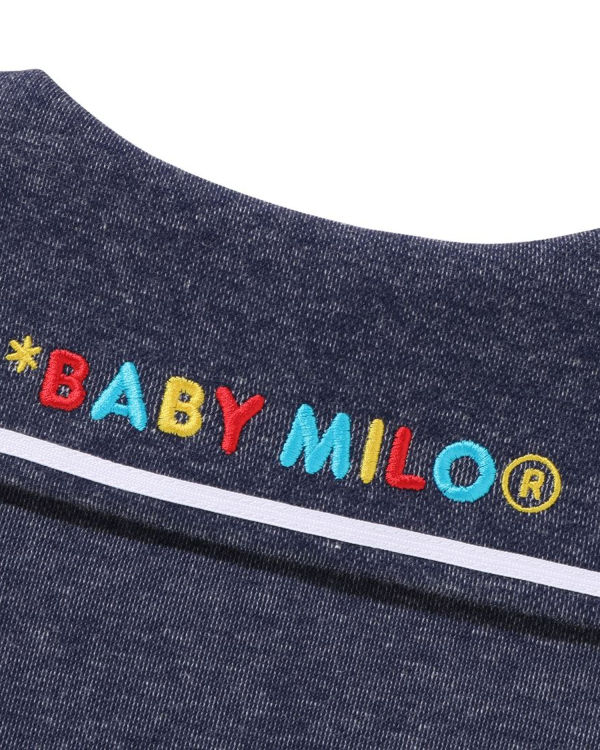 Body Bape Milo Jersey Denim Sailor Collar Bleu Enfant | HTR-89244564