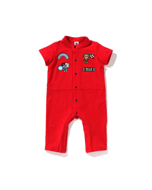 Body Bape Milo Racing Romper Rouge Clair Enfant | GJK-81555845